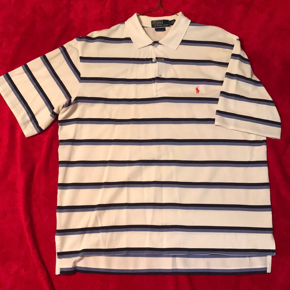 Striped Ralph Lauren polo shirt